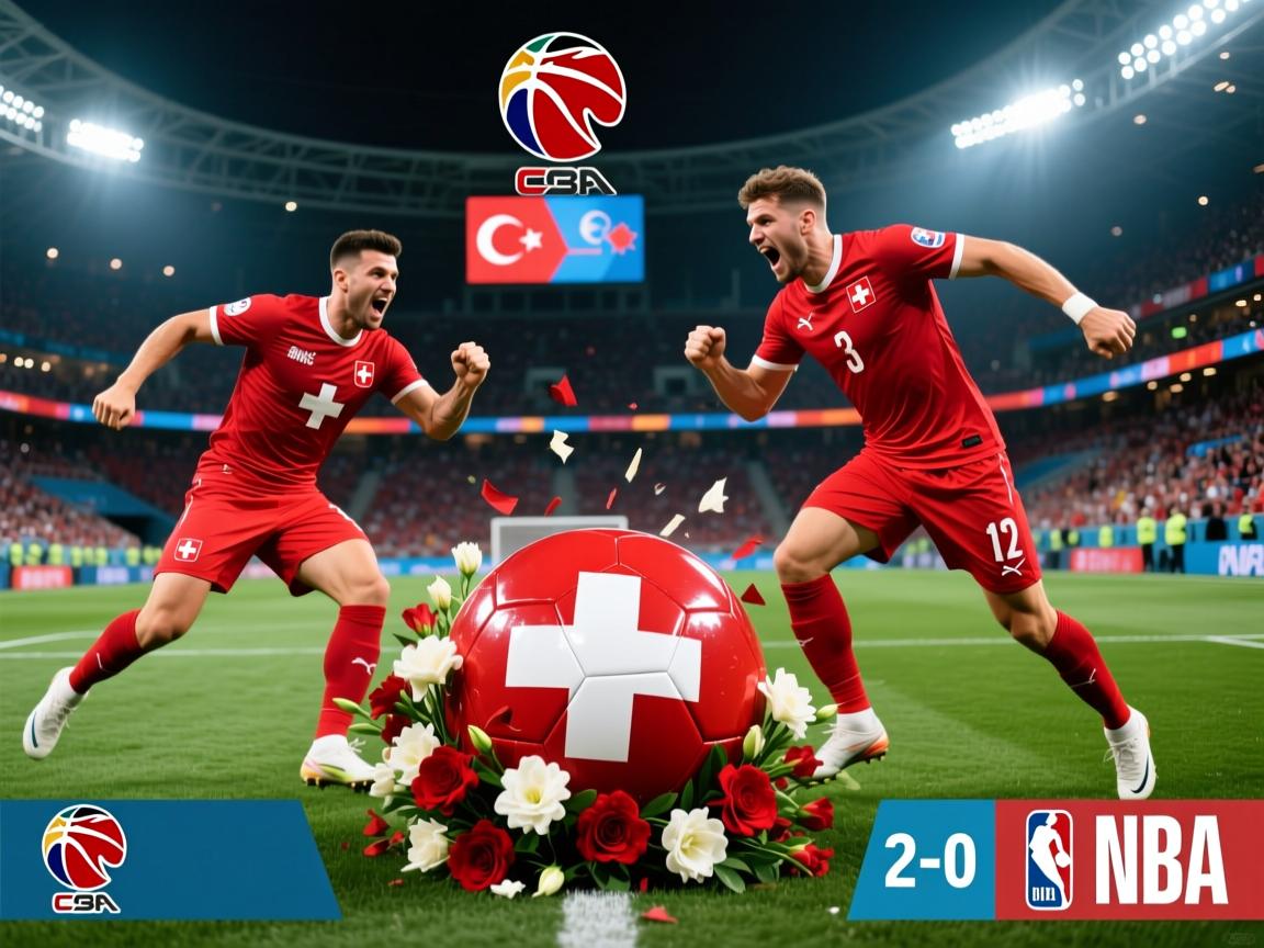 欧洲杯：瑞士打破土耳其鲜花球，2-0大胜
