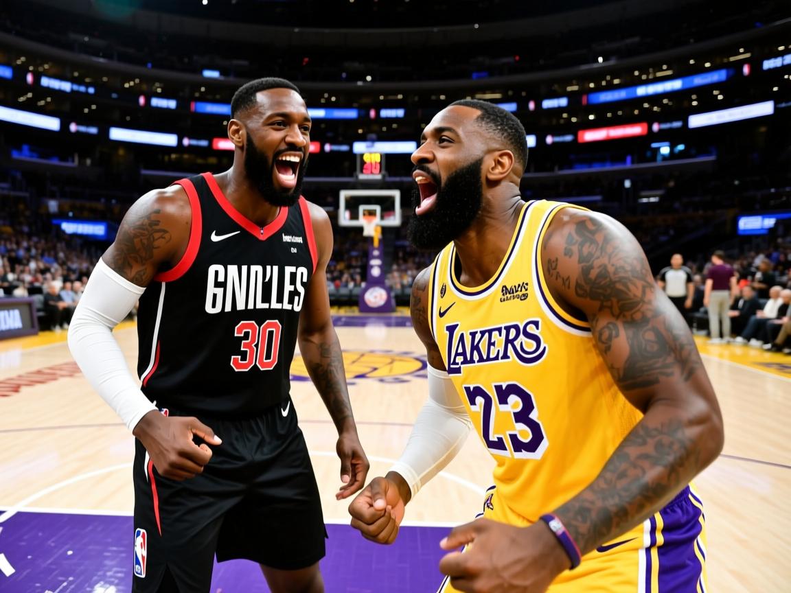 詹姆斯和戴维斯双双30+快船惨败湖人  第2张