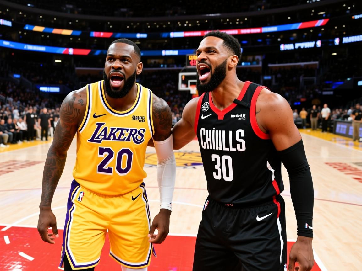 詹姆斯和戴维斯双双30+快船惨败湖人  第3张